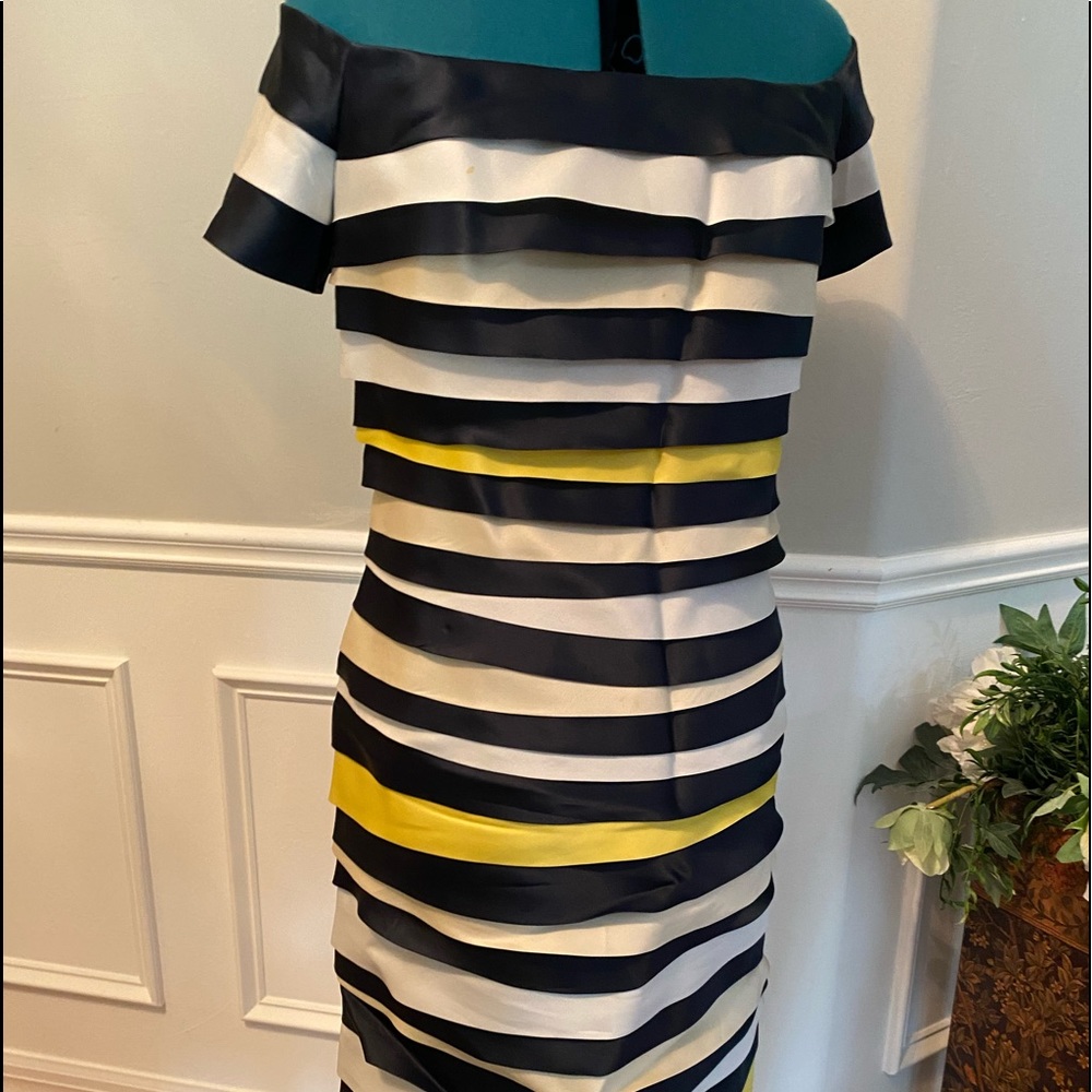 Gabriella Arango satin ribbon dress. Really unique